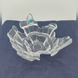 Finland Meri Lasi Volcano Glass Tea Light Holder